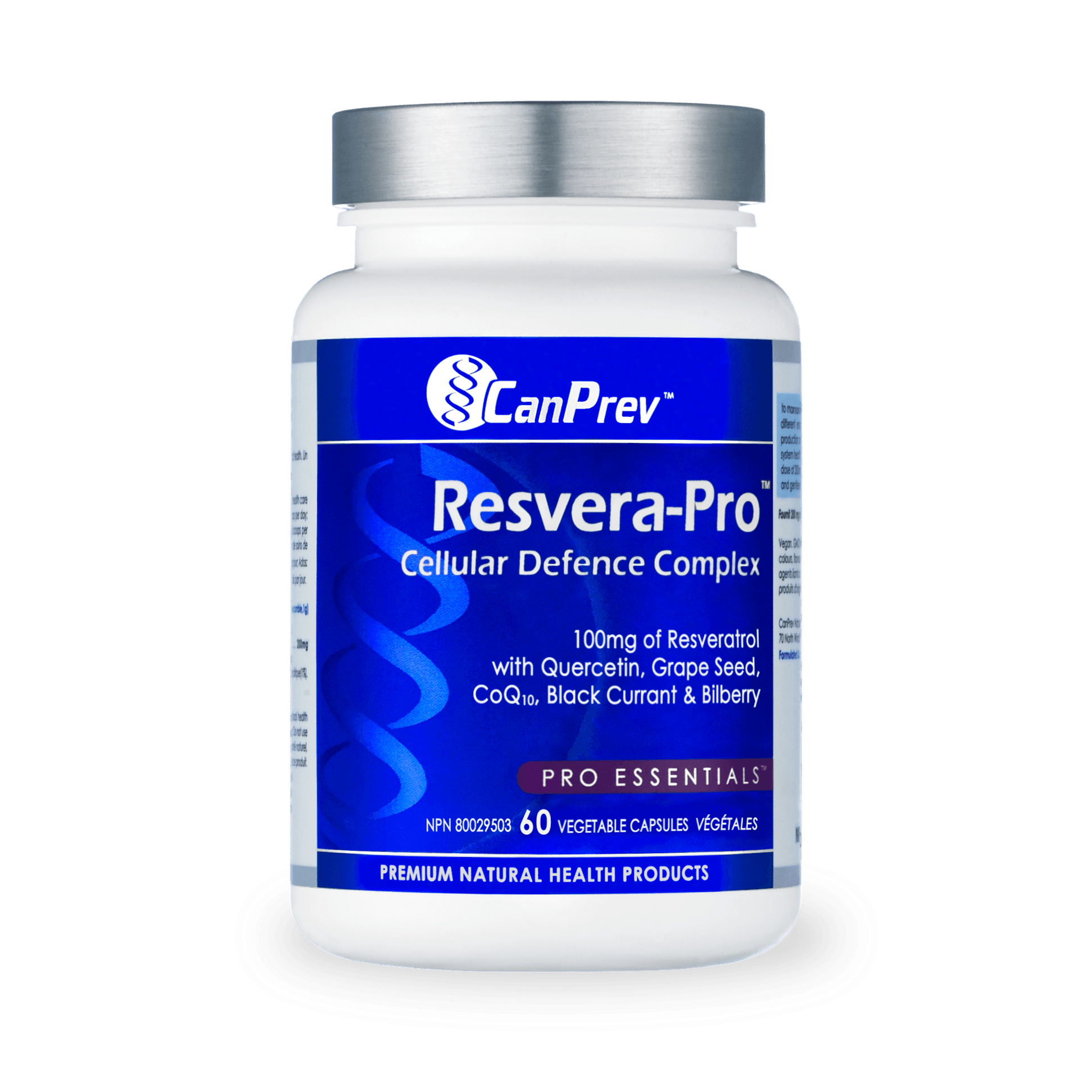 CanPrev Resvera-Pro 60 Veg Capsules 