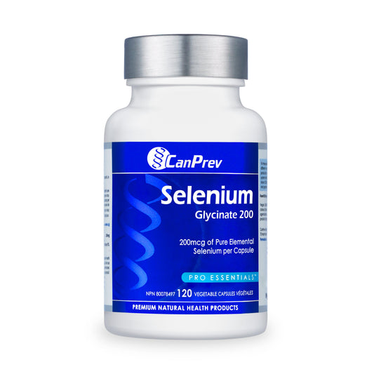 CanPrev Selenium Glycinate 200 120 Veg Capsules - Wellness Supplement