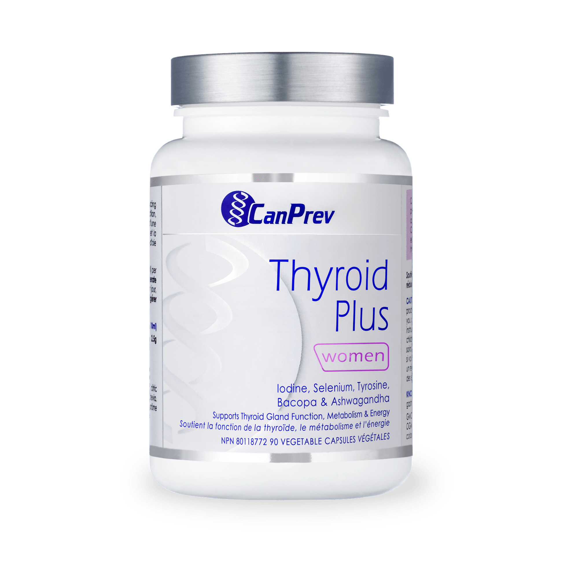 CanPrev Thyroid Plus 90 Veg Capsules - Wellness Supplement