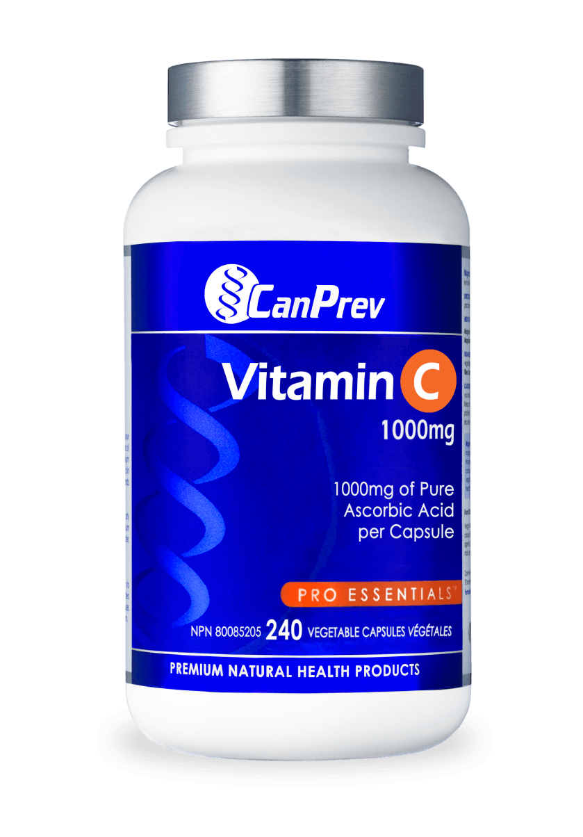 CanPrev Vitamin C 1000mg 240 Veg Capsules - Wellness Supplement