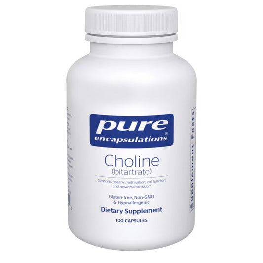Pure Encapsulations Choline (bitartrate) 100 Capsules