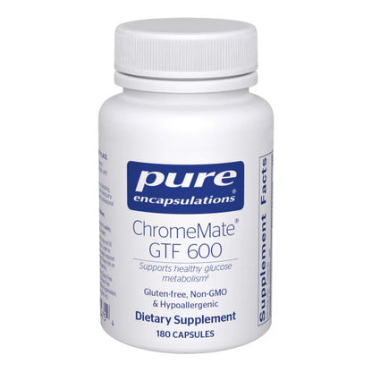 Pure Encapsulations ChromeMate GTF 600 180 Capsules