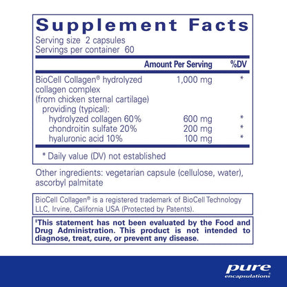 Pure Encapsulations Collagen JS 120 Capsules