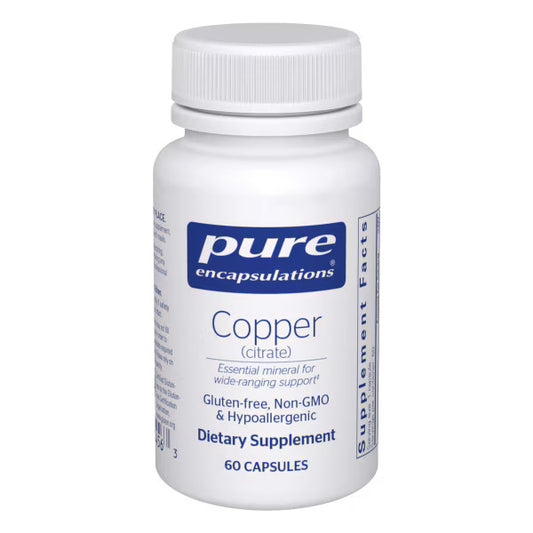 Pure Encapsulations Copper (citrate) 60 Capsules