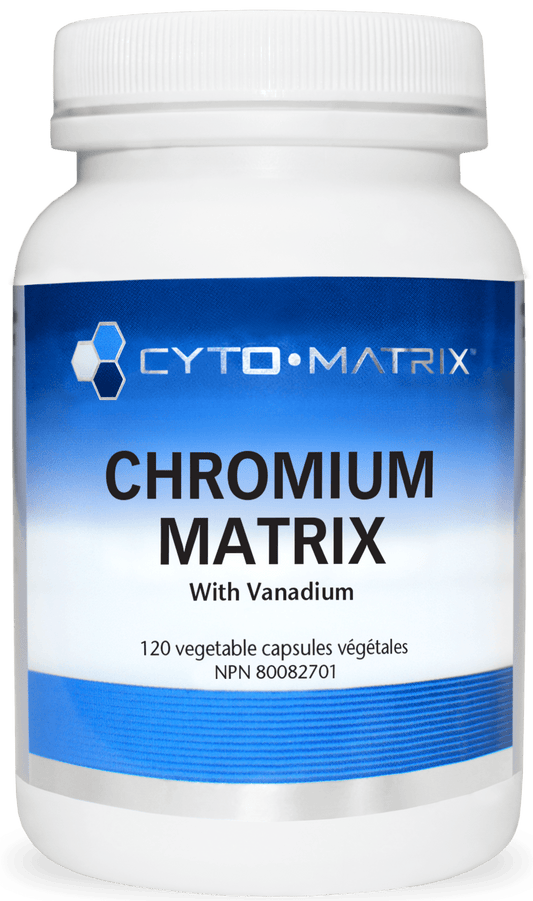 Chromium Matrix with Vanadium 120 Veg Capsules - Wellness Supplement