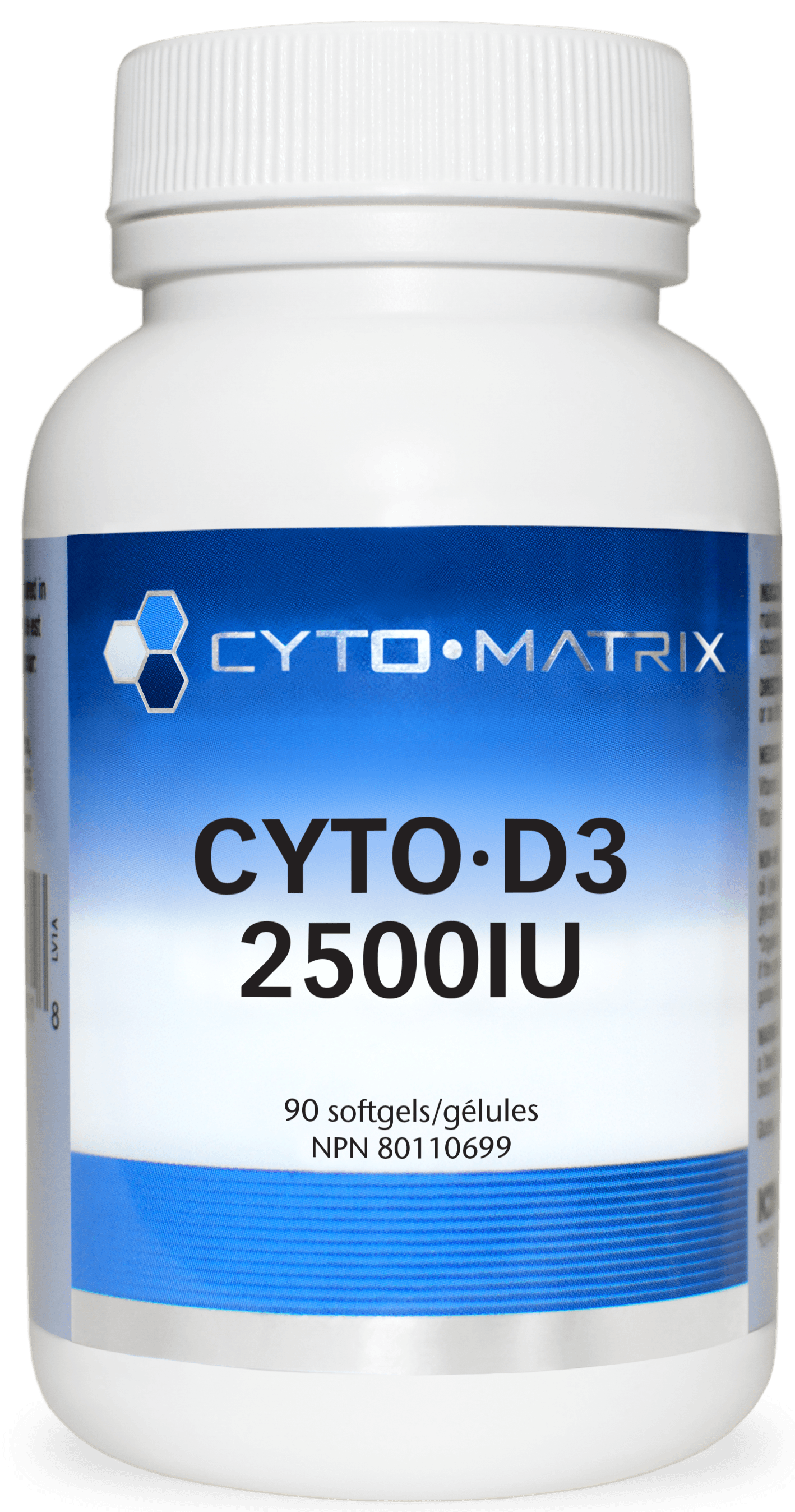 Cyto·D3 2500IU - MCT Base 90 Softgels 