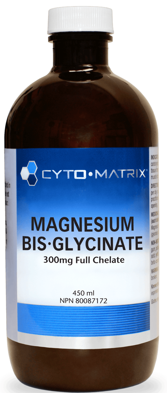 Magnesium Bis·Glycinate - 300mg Full Chelate Liquid 450 mL 