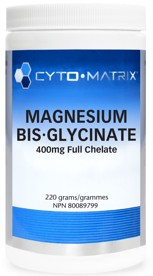 Magnesium Bis·Glycinate - 400mg Full Chelate Powder 220 g 