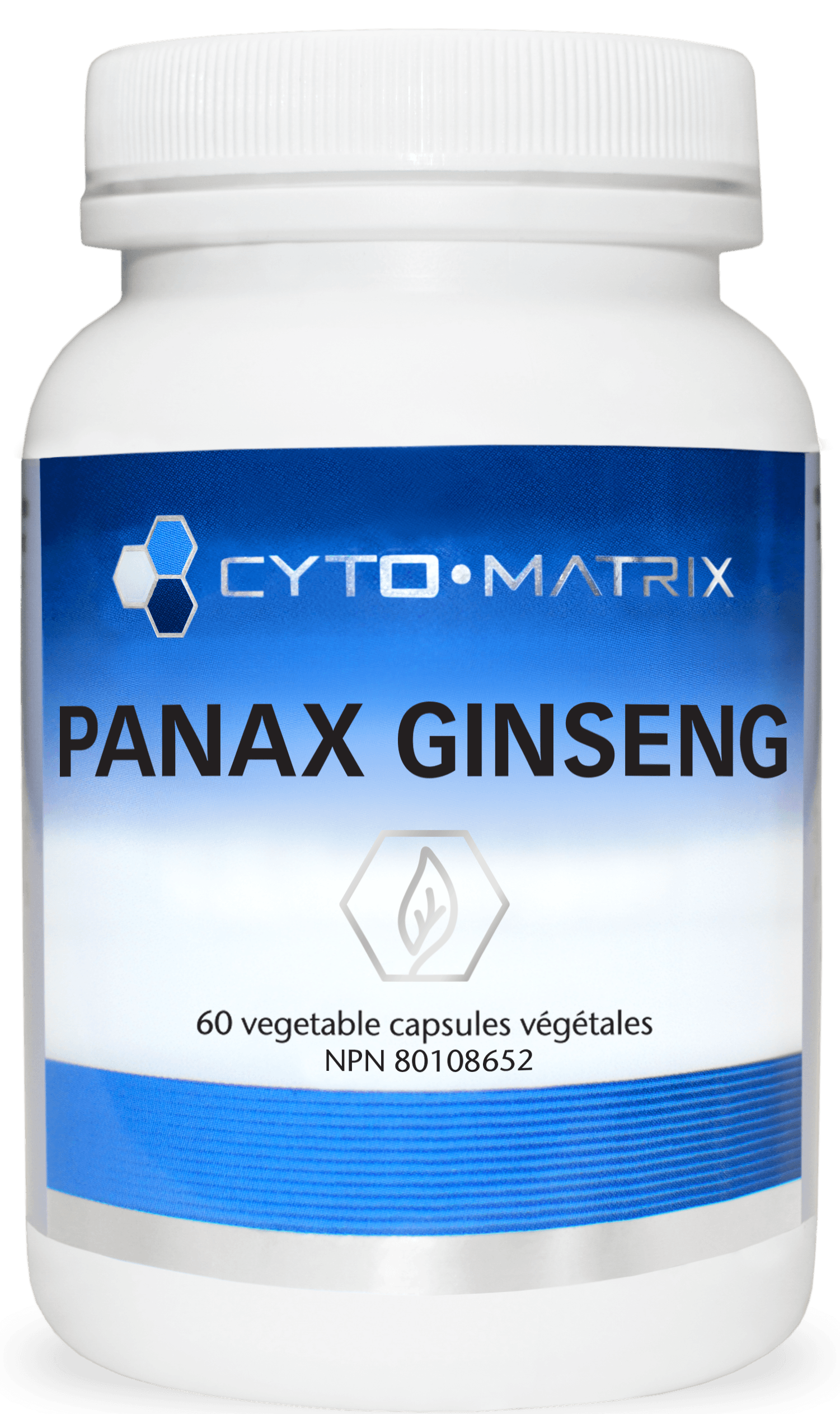 Panax Ginseng 60 Veg Capsules 