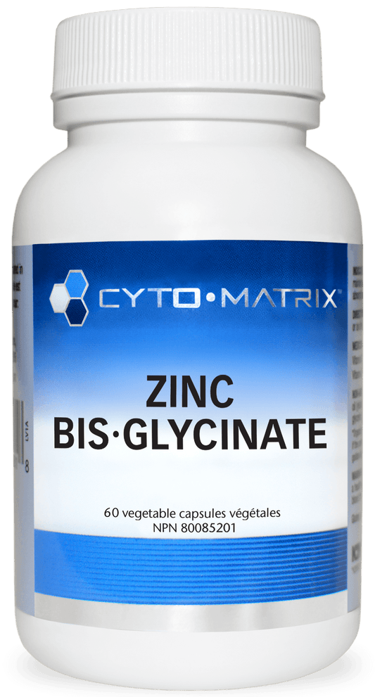 Zinc Bis·Glycinate - 25mg Full Chelate 60 Veg Capsules 