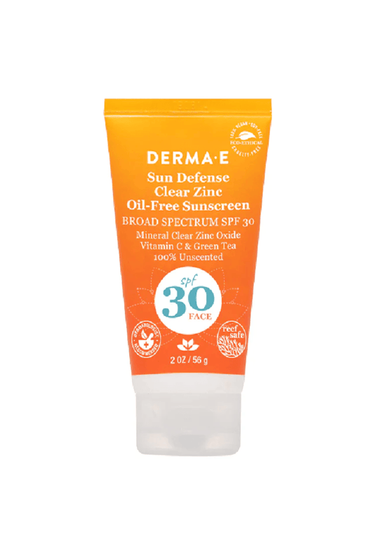 Derma E SPF30 Clear Zinc Face Sunscreen 56g