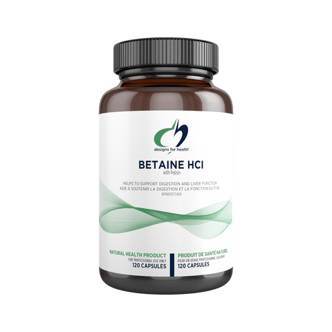 Designs for Health Betaine HCl 120 Capsules
