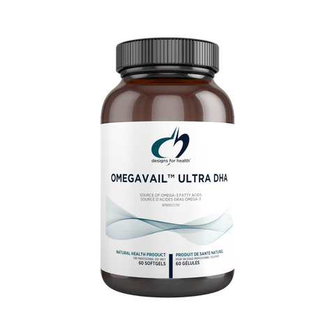 Designs for Health OmegAvail Ultra DHA 60 Softgels