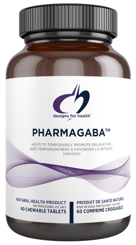 Designs for Health PharmaGABA 60 Chewable Tablets