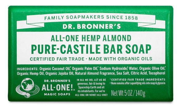 Dr. Bronner's Almond Bar Soap 140g
