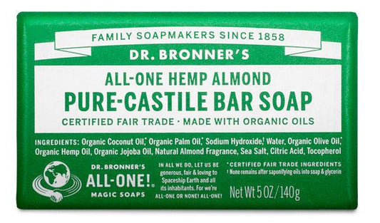 Dr. Bronner's Almond Bar Soap 140g