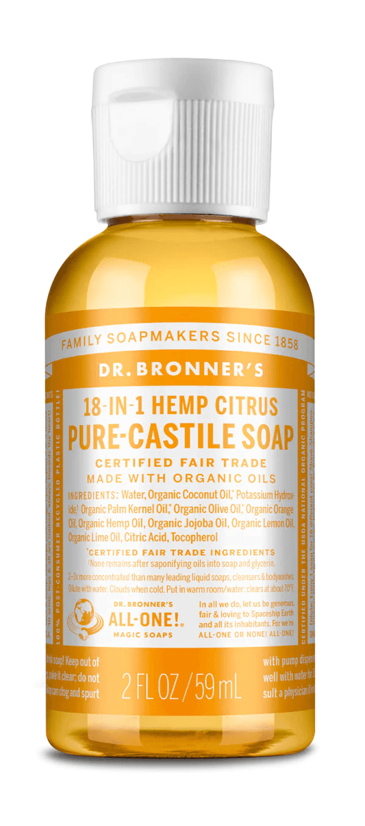 Dr. Bronner's Citrus Pure-Castile Soap 59ml