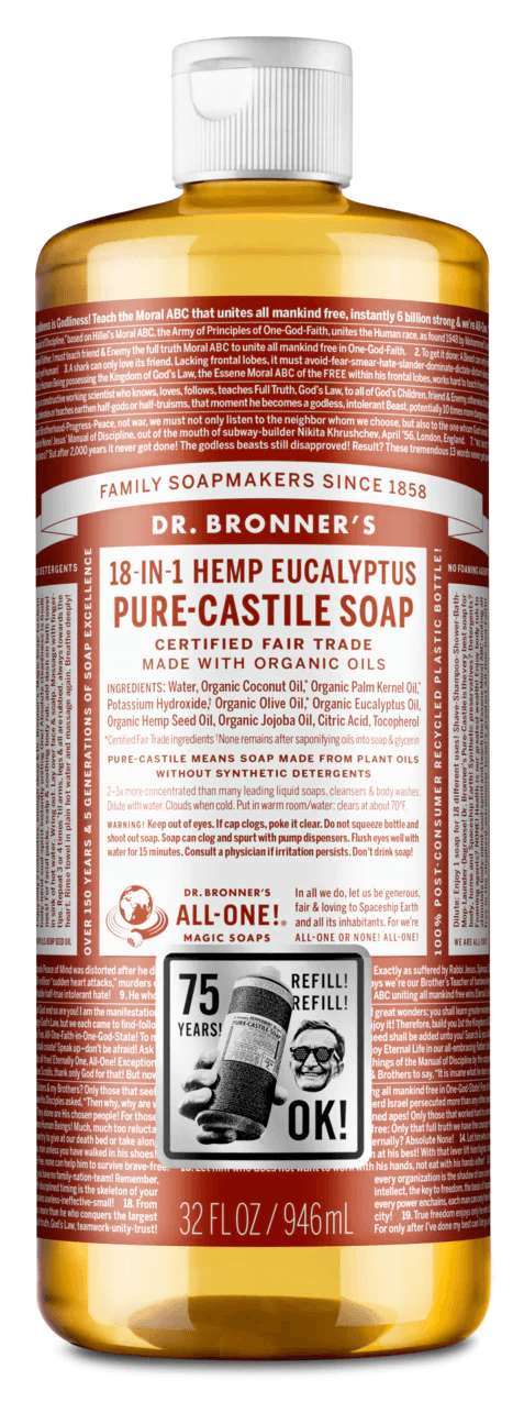 Dr. Bronner's Eucalyptus Pure-Castile Liquid Soap 946ml