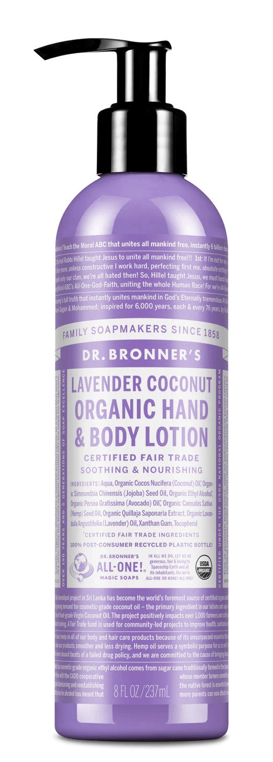 Dr. Bronner's Lavender Coconut Organic Lotion 237ml