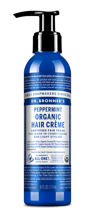 Dr. Bronner's Peppermint Organic Hair Crème 177ml