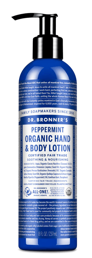 Dr. Bronner's Peppermint Organic Lotion 237ml