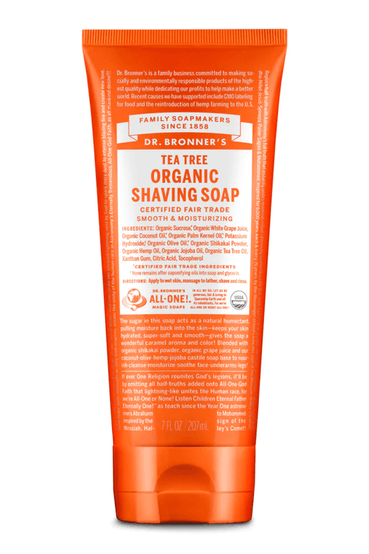 Dr. Bronner's Tea Tree Organic Shaving Soap 207ml