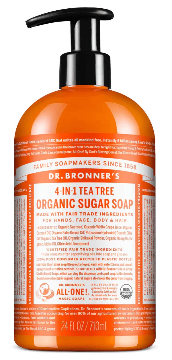 Dr. Bronner's Tea Tree Organic Sugar Soap 710ml