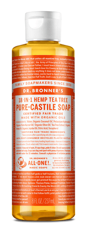 Dr. Bronner's Tea Tree Pure Castile Soap 237mL