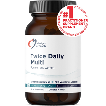 Designs for Health Twice Daily Multi 120 Capsules