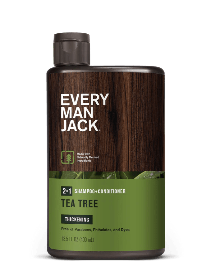 Every Man Jack 2-in-1 Thickening Shampoo Tea Tree 400mL