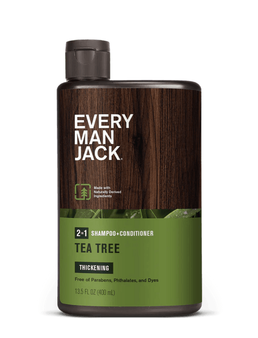 Every Man Jack 2-in-1 Thickening Shampoo Tea Tree 400mL
