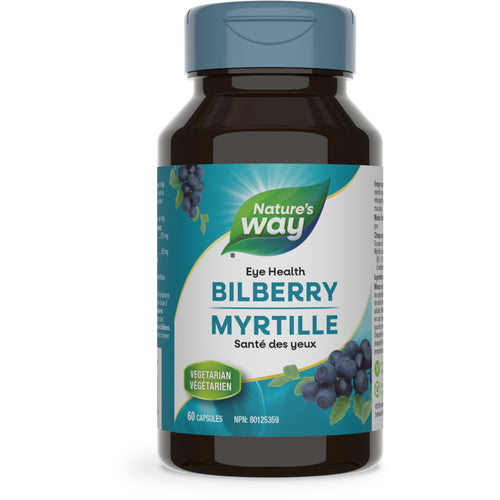 Nature's Way Bilberry 60 Veg Capsules