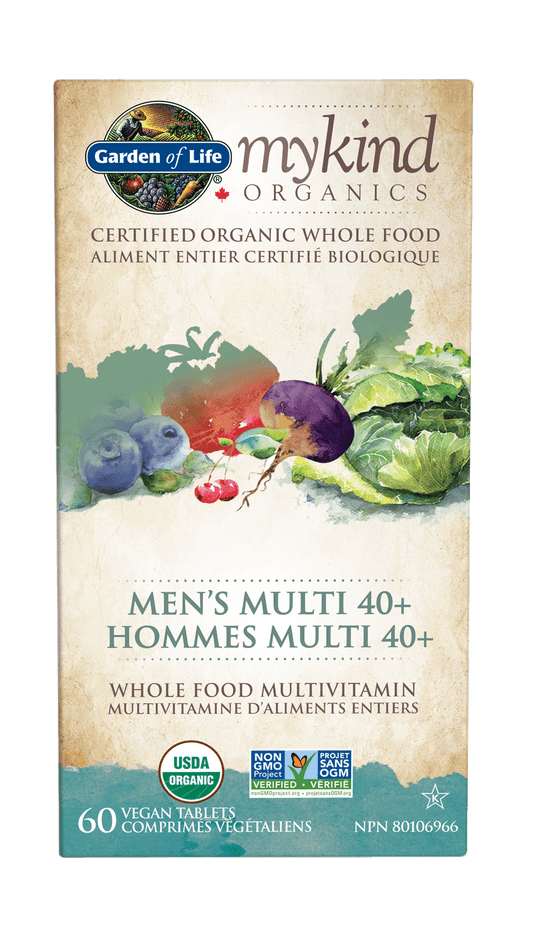 Garden of Life mykind Organics Multivitamin Men’s Multi 40+ 60 Tablets