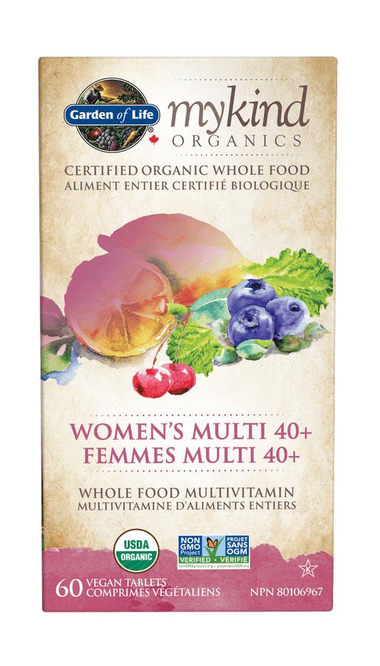 Garden of Life mykind Organics Multivitamin Women’s Multi 40+ 60 Tablets