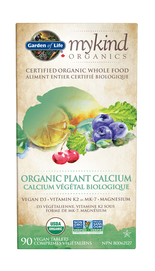 Garden of Life mykind Organics Organic Plant Calcium 90 Tablets