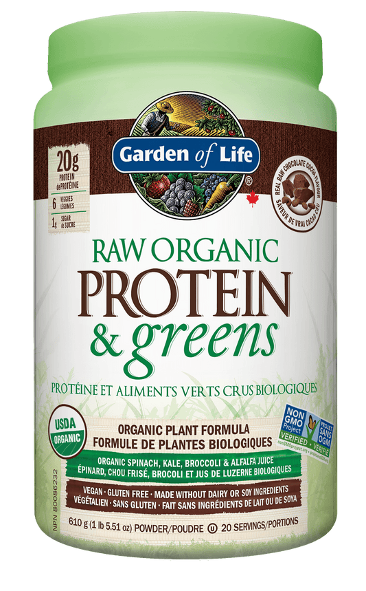 Garden of Life RAW Organic Protein & greens Chocolate 610g