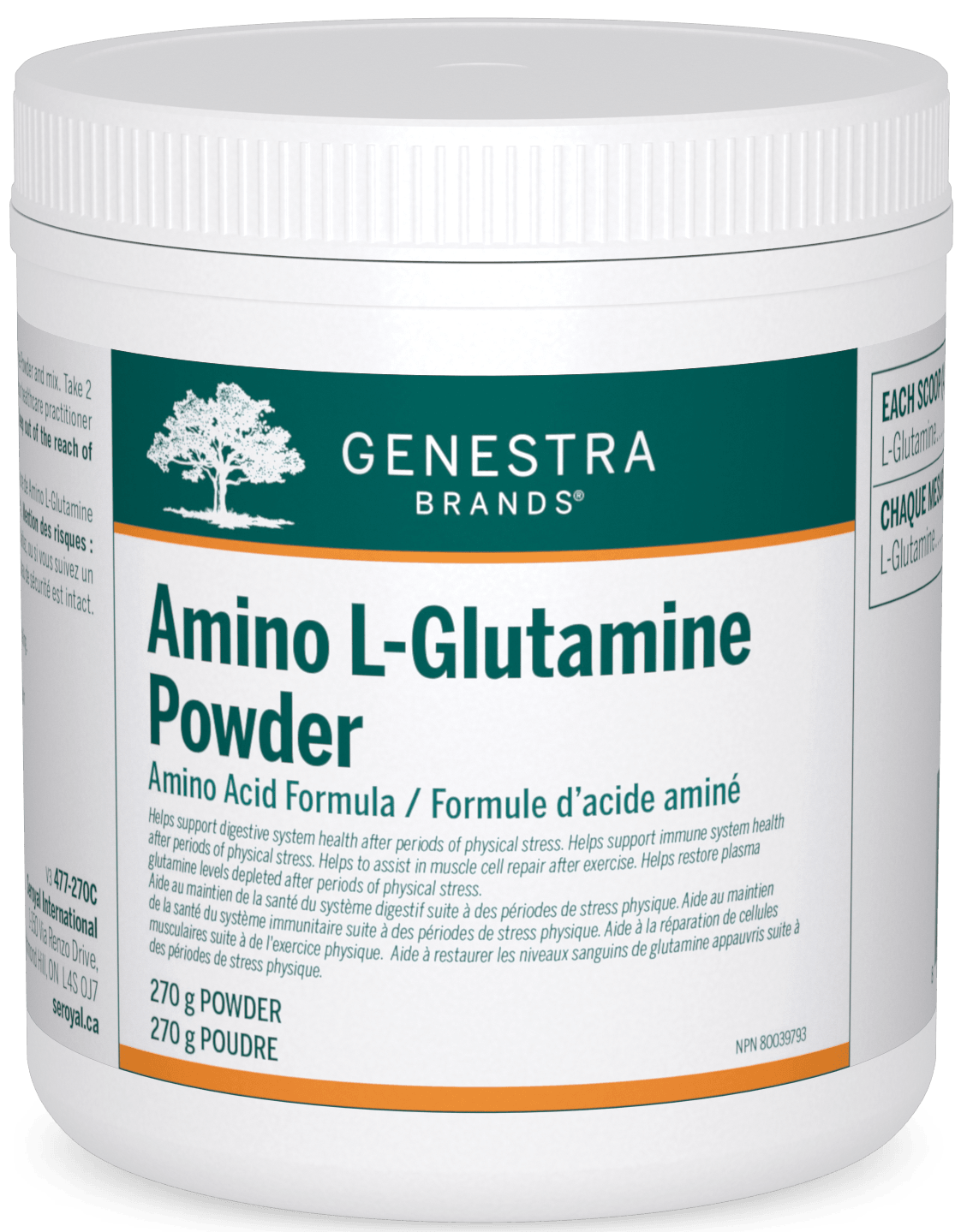 Genestra Amino L-Glutamine Powder 270g 