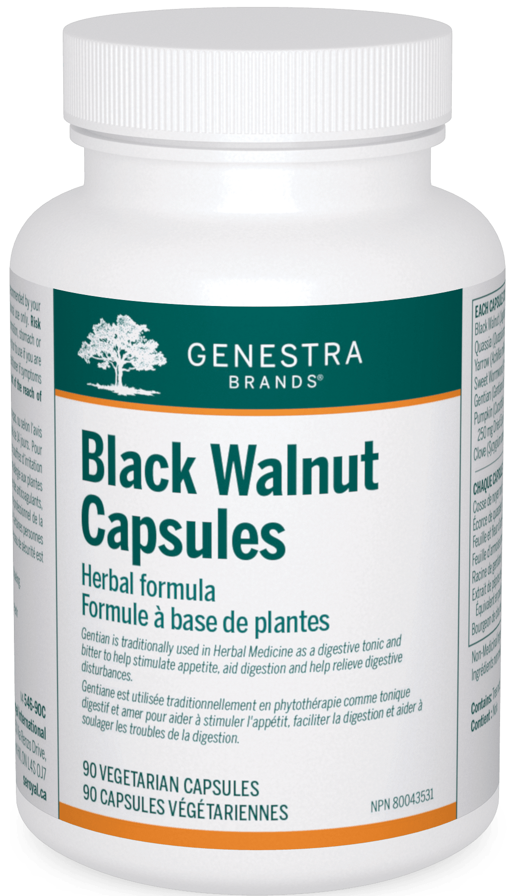 Genestra Black Walnut 90 Capsules 