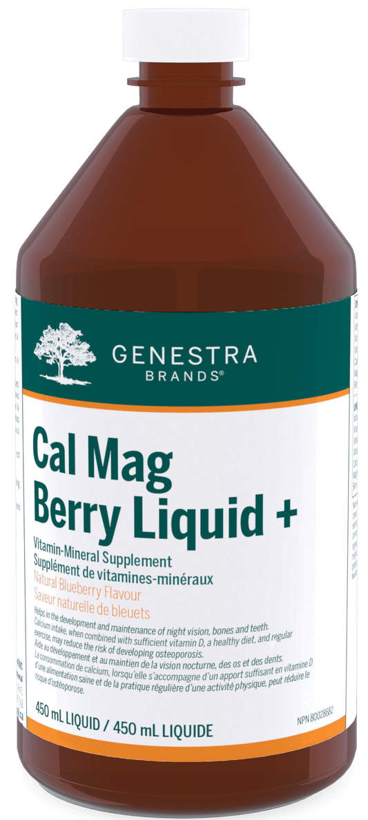 Genestra Cal Mag Berry Liquid+ 450mL 