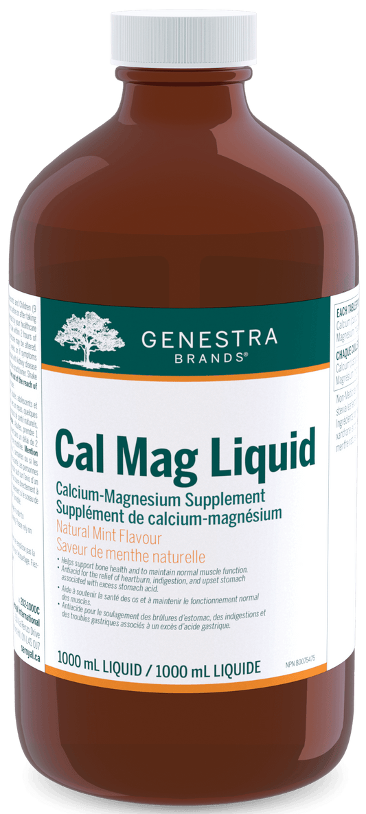 Genestra Cal Mag Liquid Mint 1000mL 