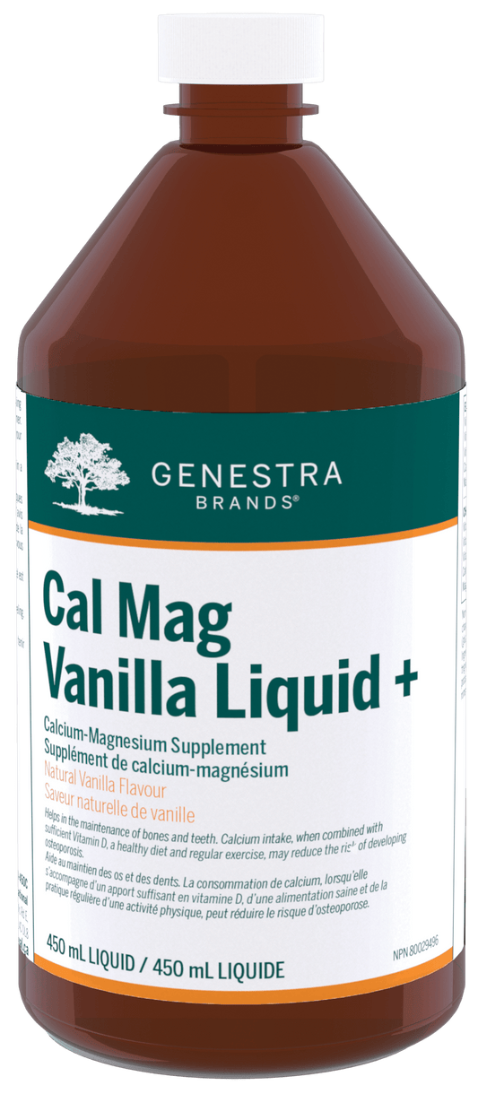 Genestra Cal Mag Vanilla Liquid + 450mL  