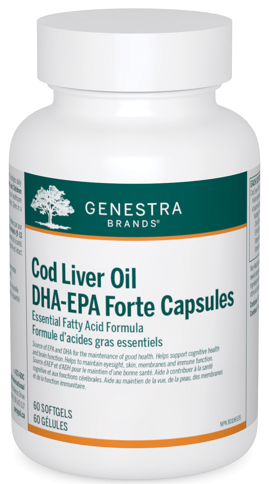 Genestra Cod Liver Oil DHA/EPA Forte 60 Softgels 