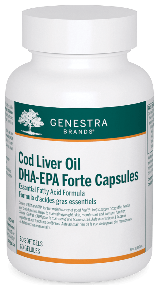 Genestra Cod Liver Oil DHA/EPA Forte 60 Softgels 