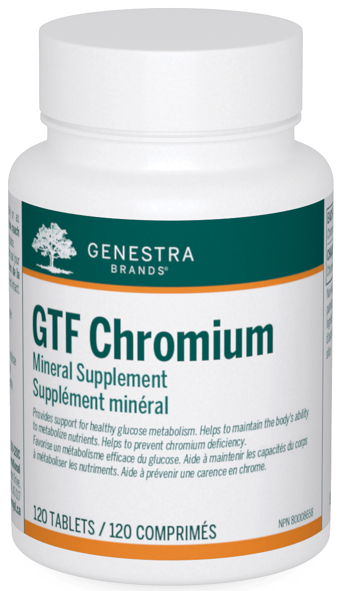 Genestra GTF Chromium 120 Tablets 
