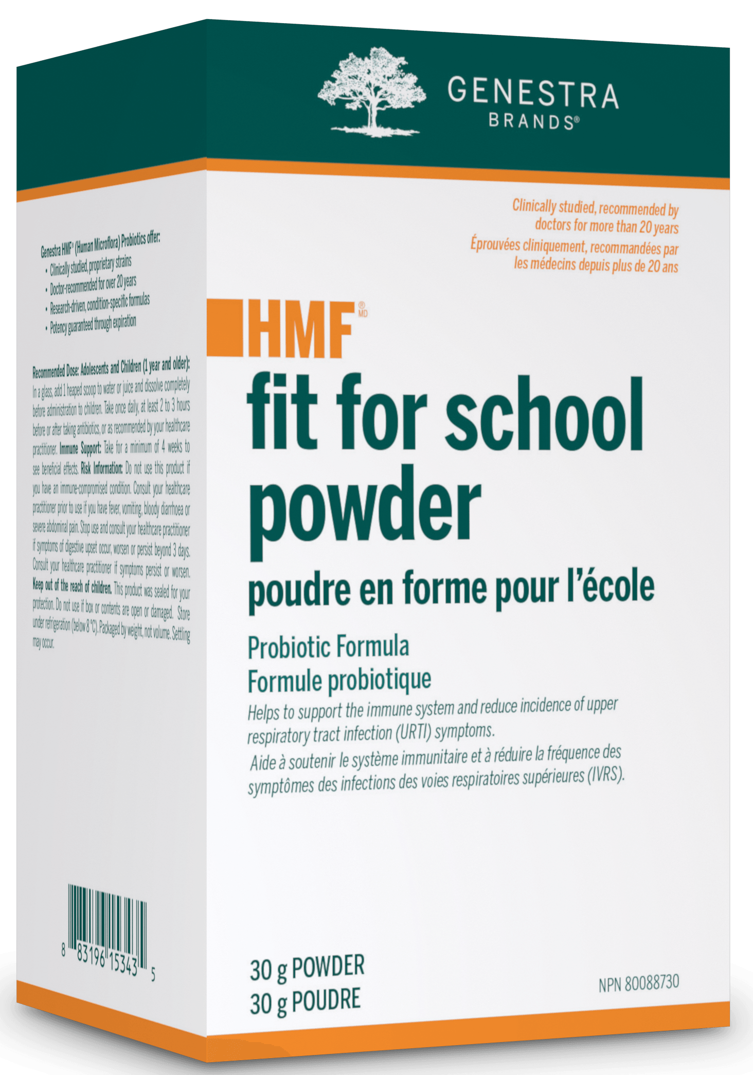 Genestra HMF Fit For School Powder 30g 