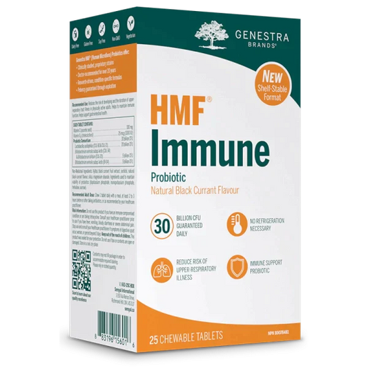 Genestra HMF Immune Shelf Stable 25 Chewable Tablets 