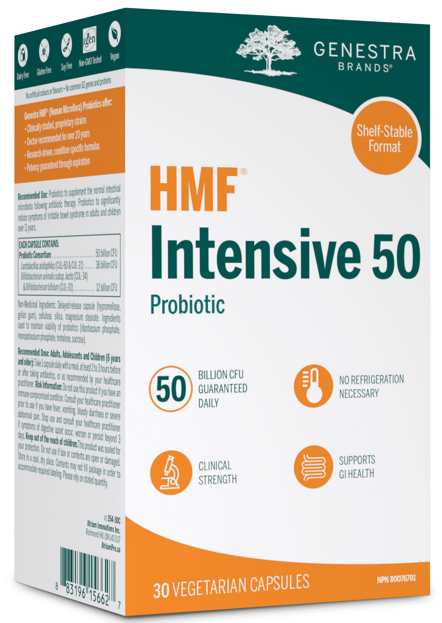 Genestra HMF Intensive 50 30 Capsules 
