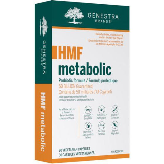 Genestra HMF Metabolic 30 Veg Capsules 