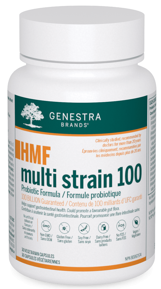 Genestra HMF Multi Strain 100 30 Veg Capsules 
