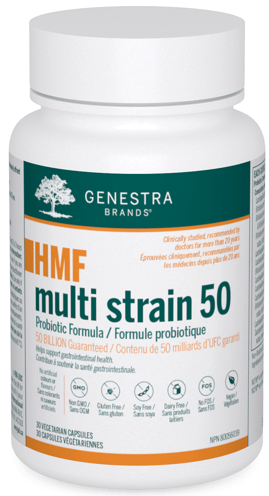Genestra HMF Multi Strain 50 30 Veg Capsules 